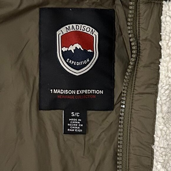 1 Madison Expedition Women's Coat Jacket, Off White size Small - Picture 8 of 8